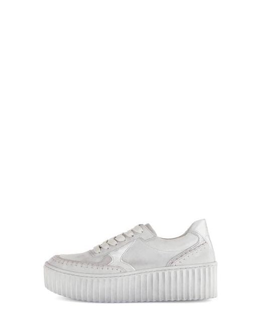 Gabor White 63.204 Platform Sneaker