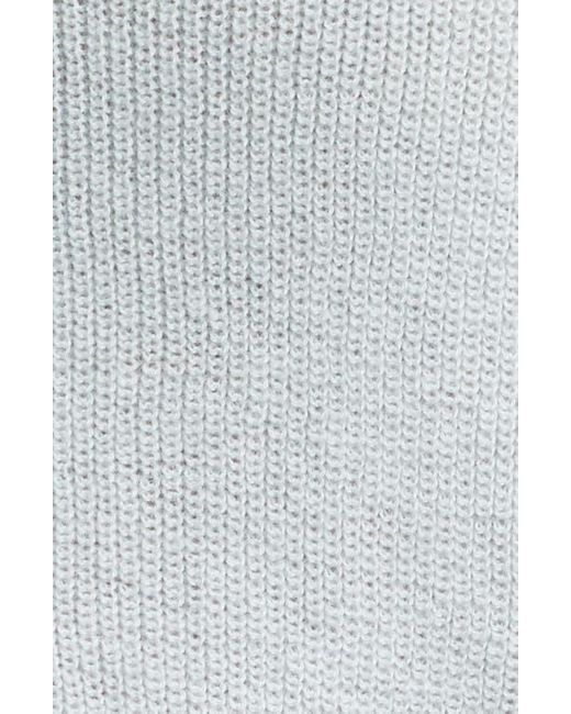 Rag & Bone Blue Dina Short Sleeve Cotton & Cashmere Blend Cardigan