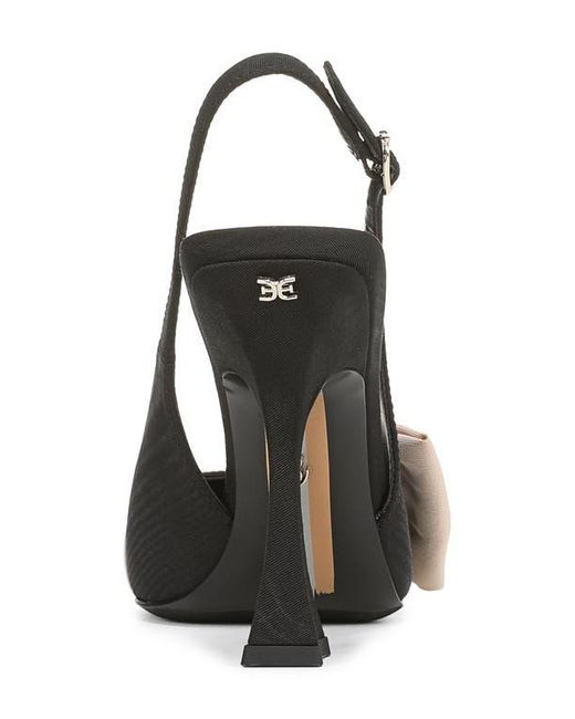 Sam Edelman Black Onia Pointed Toe Slingback Pump