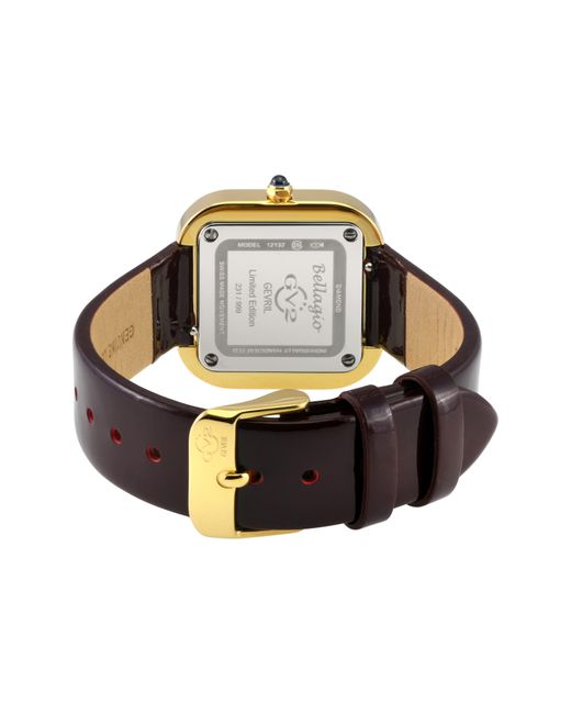 Gv2 Red Bellagio Diamond Swiss Bracelet Watch
