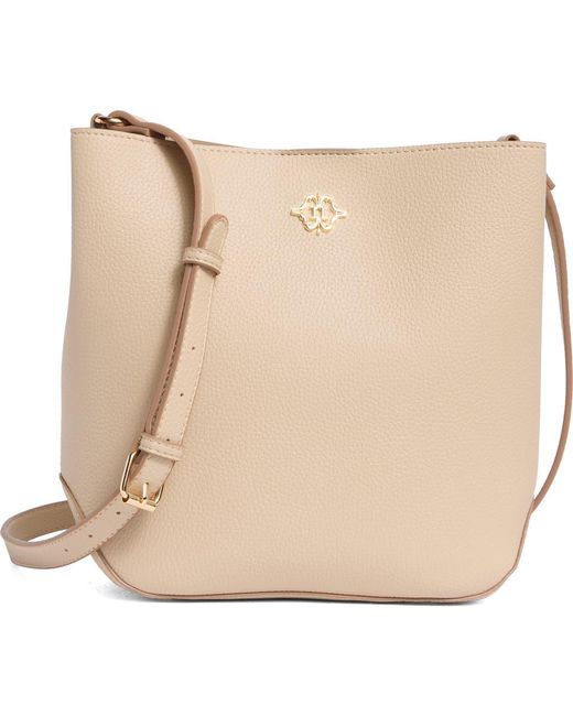 Nanette Lepore Natural Lynne Triple Section Bucket Bag