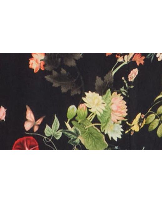 Alice + Olivia Black Jem Short Sleeve Shirtdress