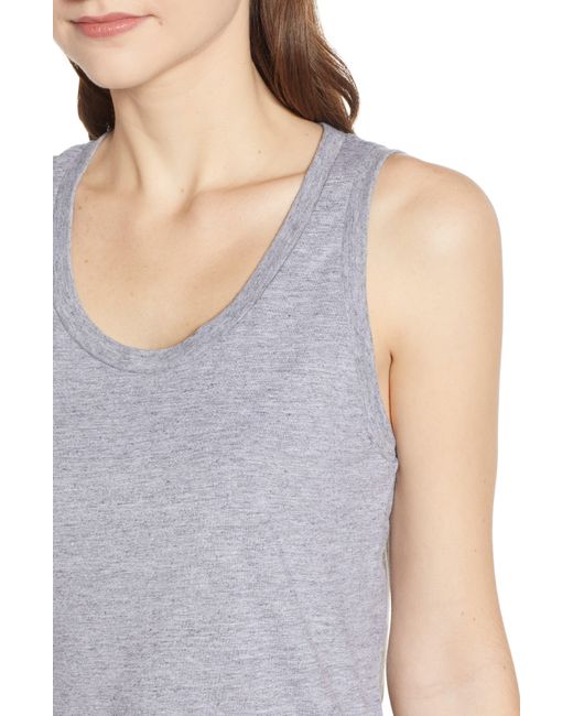AG Jeans Blue Cambria Fitted Tank