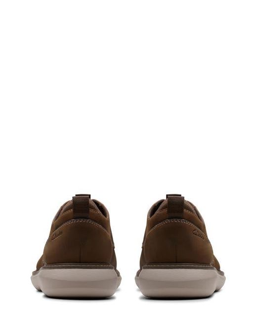 Clarks Brown Brantin Plain Toe Derby for men