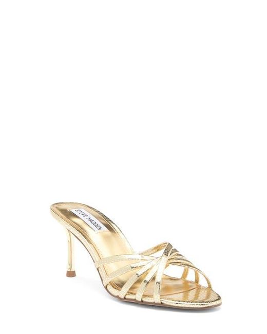 Steve Madden Metallic Rolla Stiletto Slide Sandal