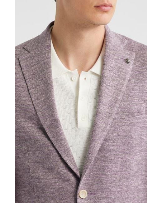 Jack Victor Brown Hampton Lavendar Solid Sport Coat for men