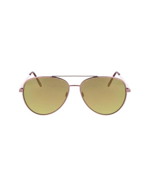 Roxy Multicolor 58Mm Mod Rounded Aviator Sunglasses