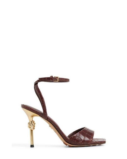 ALDO Brown Harmonious Ankle Strap Sandal