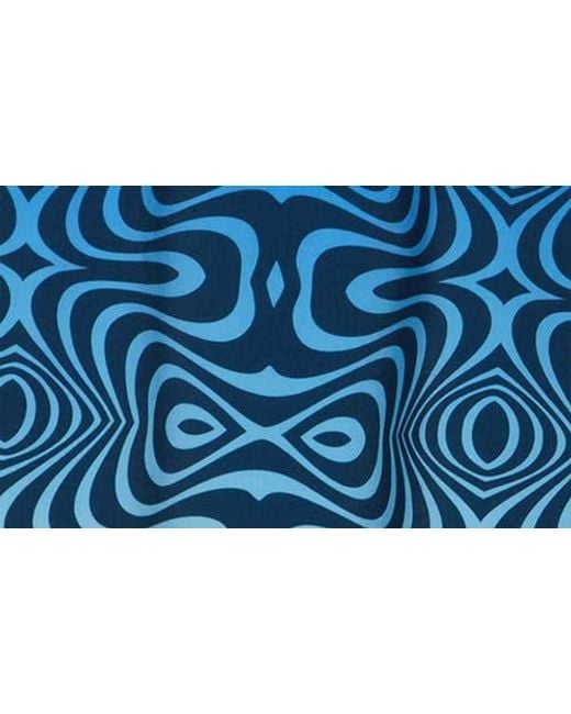 Volcom Blue Volmbre Swim Trunks for men