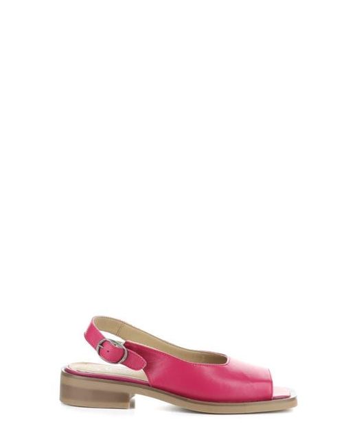 Bos. & Co. Pink Elena Slingback Flat