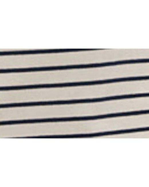 Bench Multicolor Mab Stripe Three-quarter Sleeve Dress