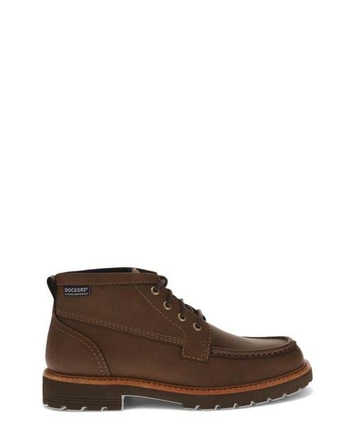 Dockers Brown Weston Moc Toe Boot for men
