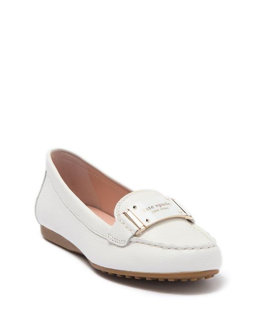 Kate Spade White Cheshire Loafer