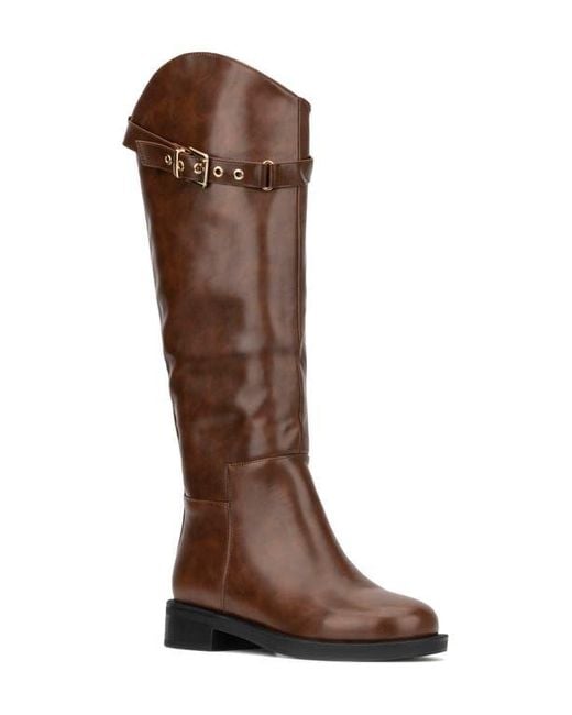 TORGEIS Brown Antonella Buckle Boot