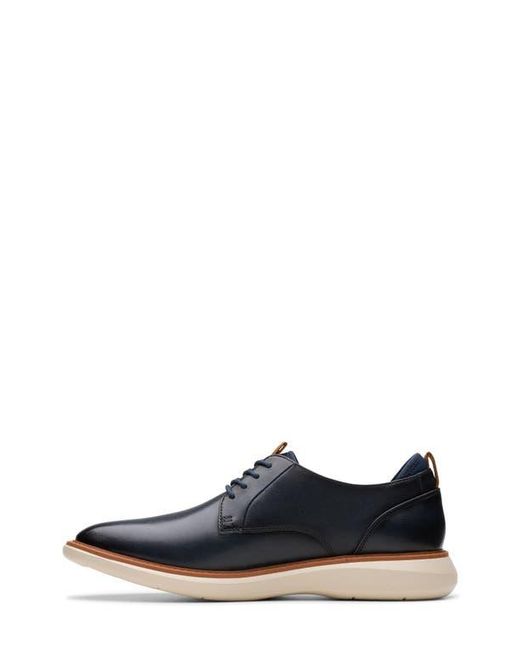 Clarks Blue Brantin Plain Toe Derby for men