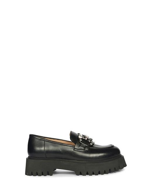 Saint G. Black Feri Platform Loafer