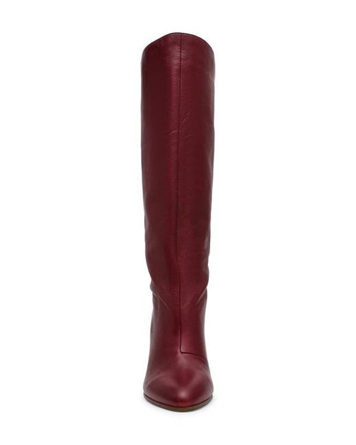Steve Madden Red Rizk Knee High Boot