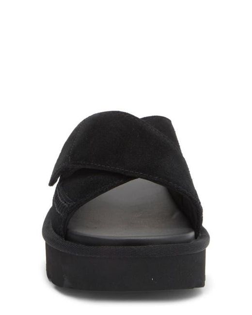 Ugg Black Sungaze Platform Slide Sandal