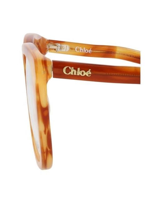 Chloé Brown 52Mm Rectangular Optical Glasses