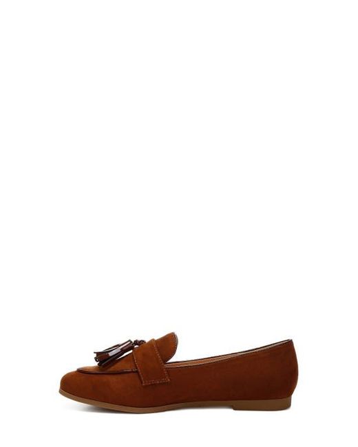 Rag & Co Brown Folklore Tassel Loafer