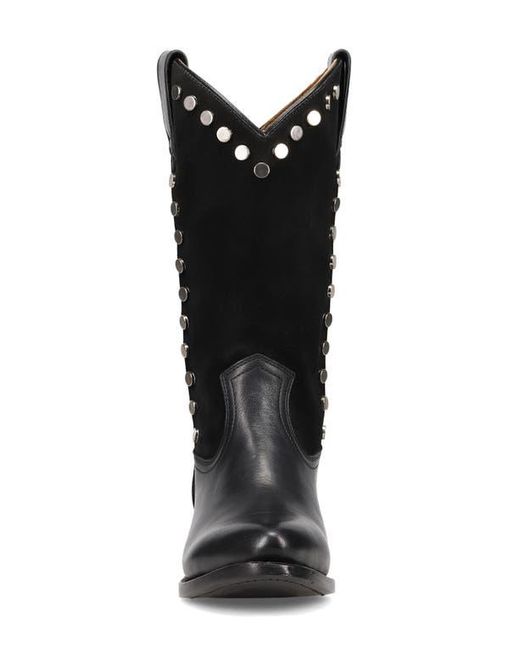 Frye Black Billy Stud Western Boot