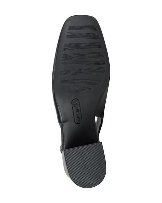 BareTraps Black Ester Block Heel Slingback Pump