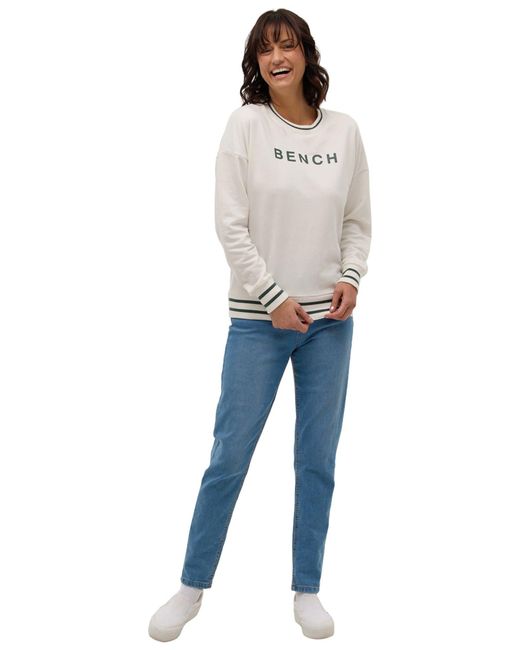 Bench Gray Joi Logo Sweatshirt