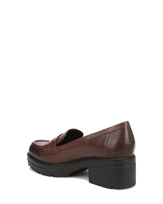Naturalizer Brown Penny Loafer Platform Pump