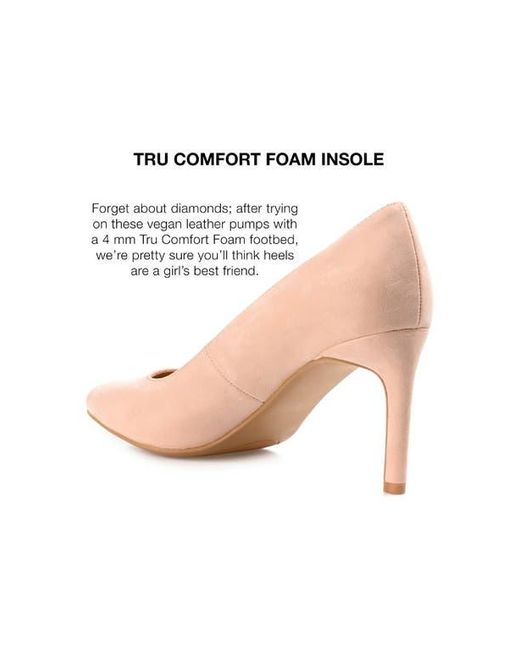 Journee Collection Natural Monalee Pump