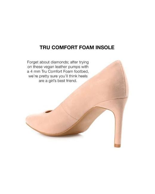 Journee Collection Natural Monalee Pump