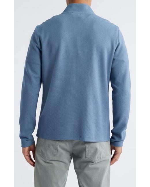Robert Barakett Blue Karuna Half Zip Pullover for men