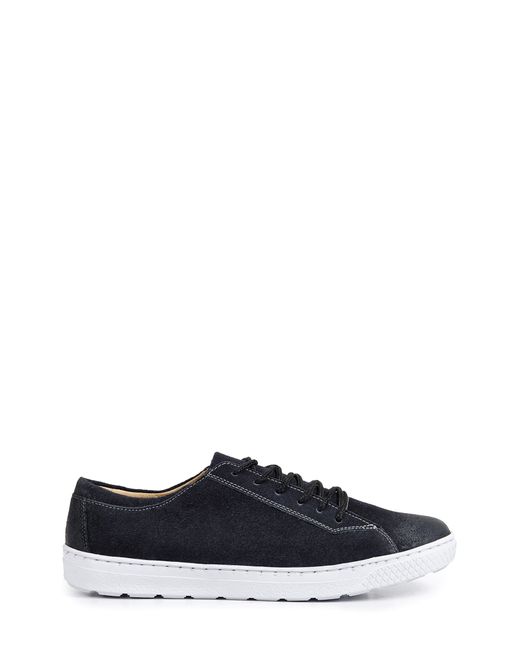 Sandro Moscoloni 7-eyelet Blucher Suede Sneaker in Black for Men | Lyst