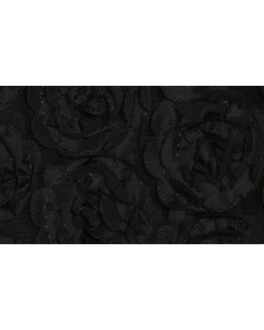 Lulus Black Adorable Charm Rosette Camisole