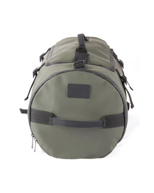 Bey-berk Gray Large Water Resistant Camping Duffel