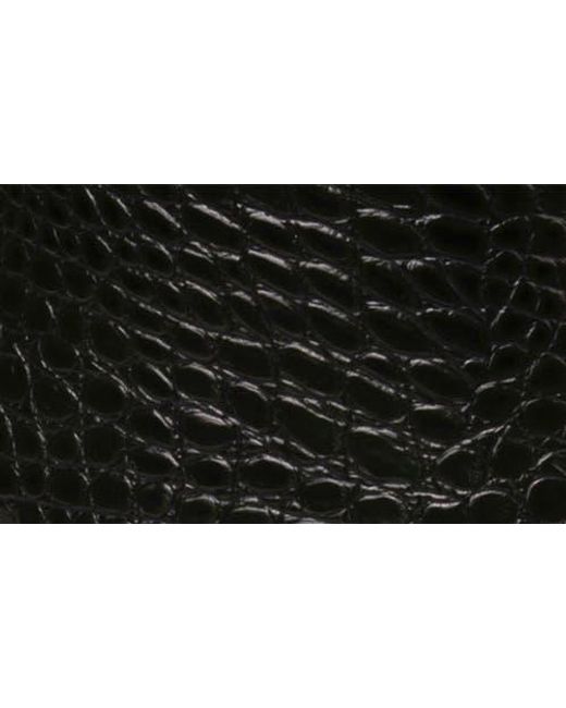 Ninety Union Black Lima Croc Embossed Boot