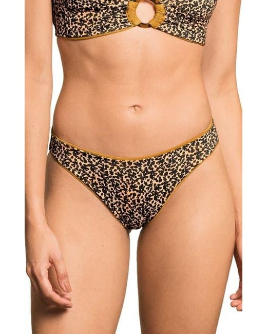 Maaji Orange Sublimity Reversible Bikini Bottoms