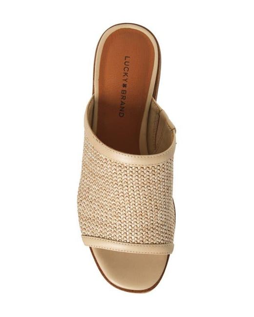 Lucky Brand Natural Lenira Slide Sandal