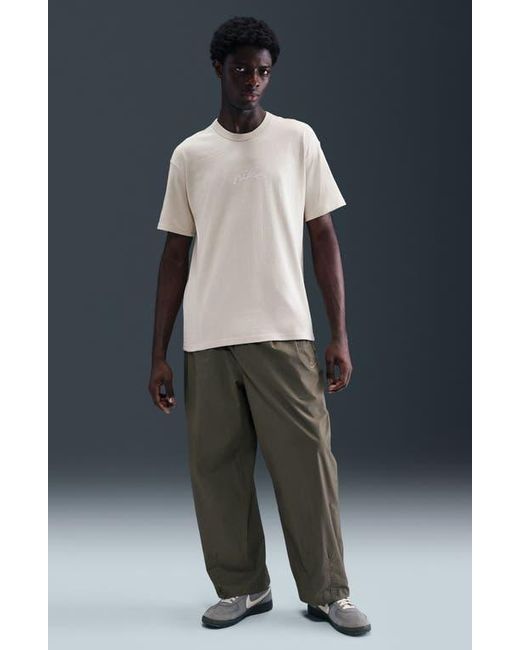 Nike Gray Script Graphic T-Shirt for men