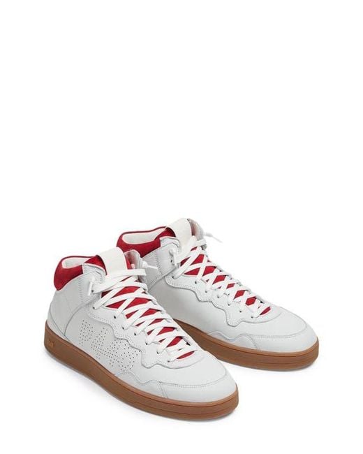 P448 White Vert High Top Sneaker for men