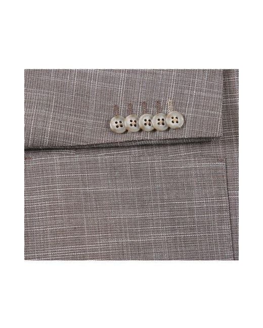 English Laundry Gray Two-Button Flat Front Suit for men