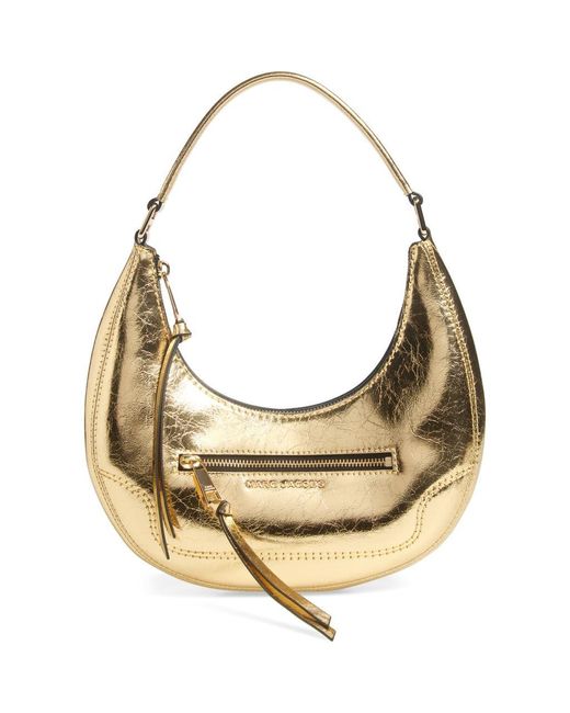 Marc Jacobs Small Crinkle Cruiser Shoulder Bag in Metallic