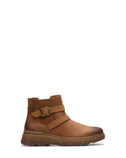 Clarks Brown Noralyn Strap Boot
