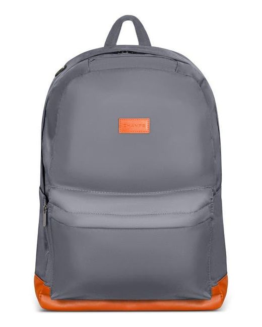 CHAMPS Gray Water Resistant Nylon Backpack for men