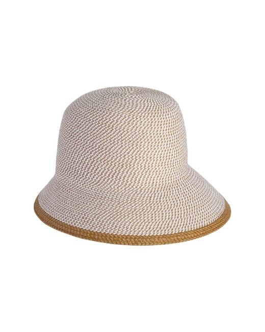 Eric Javits Kimi Ii Wide Brim Hat In White Speckle At Nordstrom Rack Lyst
