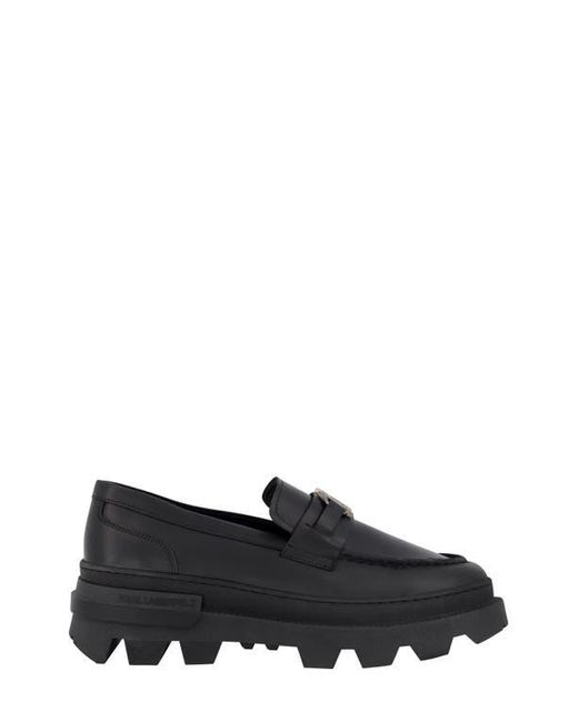 Karl Lagerfeld Black Bit Loafer for men