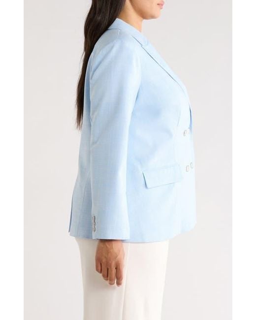 Vince Camuto Blue Double Breasted Jacket