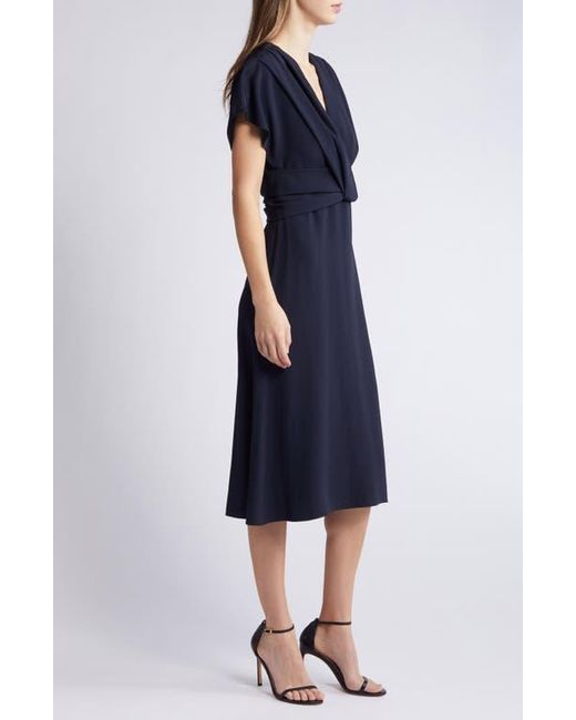 Boss Blue Debasa Twist Front Dress