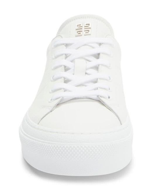 Givenchy White City Platform Sneaker for men