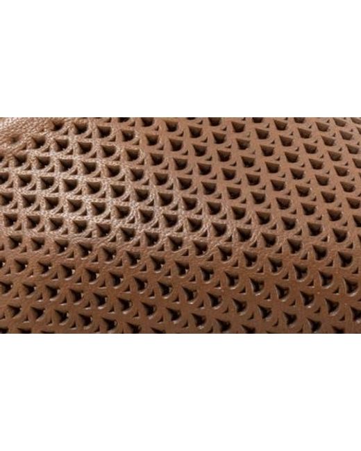BUENO Brown Bianca Perf Slingback Pointed Toe Flat