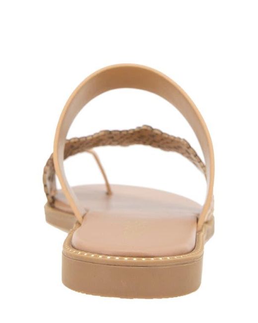 Kensie Natural Marianna Toe Loop Sandal